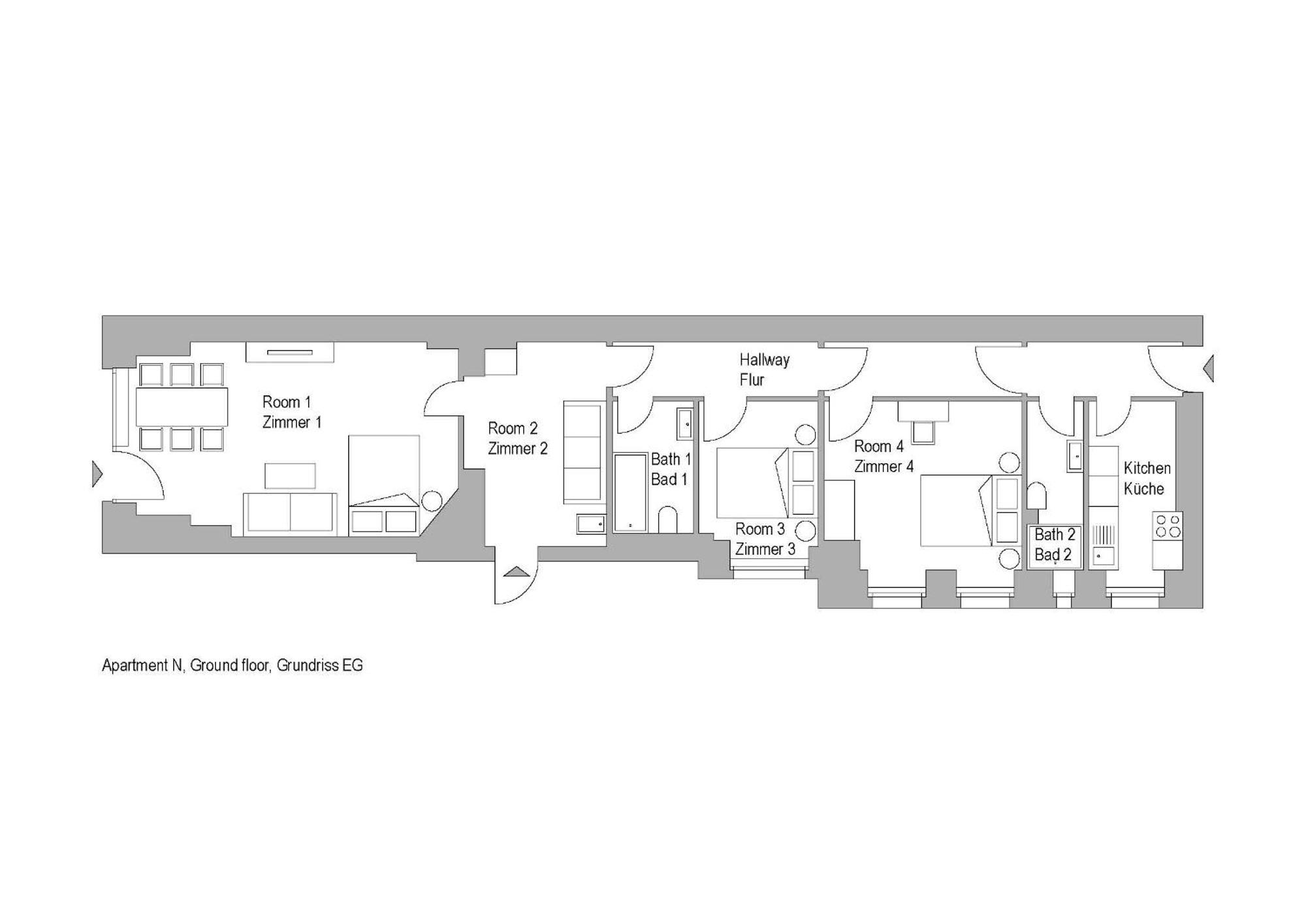 Appartamento 33 I Und N Mitte Berlino
